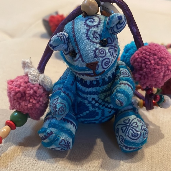 Anthropologie Accessories - Whimsical Handcrafted Plush Purse, Backpack, Luggage Charm